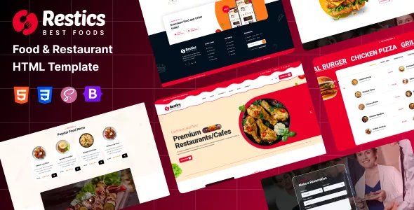 Restics - Food &amp; Restaurant HTML Template