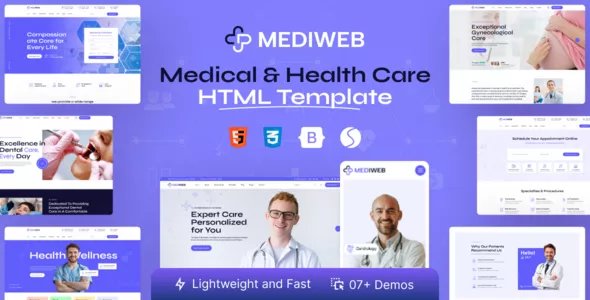 Mediweb - Health &amp; Medical HTML Template