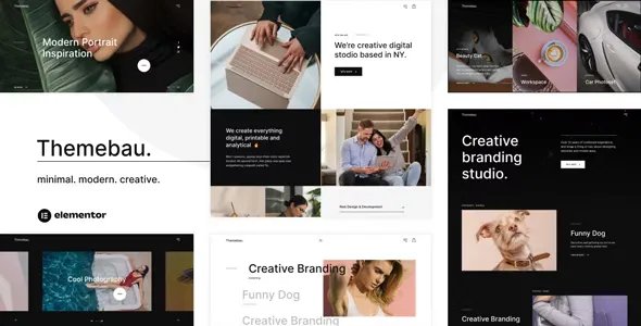 Themebau - Minimal Portfolio &amp; Agency WordPress Theme