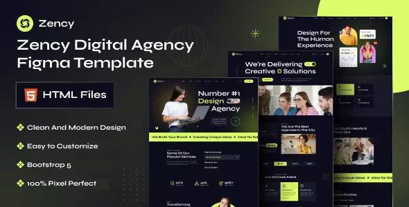 Zency - Business Agency &amp; Startup HTML Template