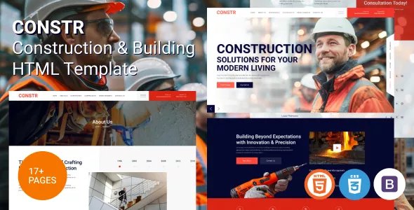 Constr - Construction &amp; Building HTML Template