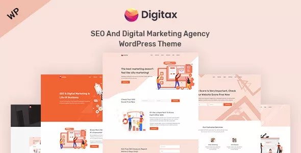 Digitax v1.1.5 - SEO &amp; Digital Marketing Agency WordPress Theme