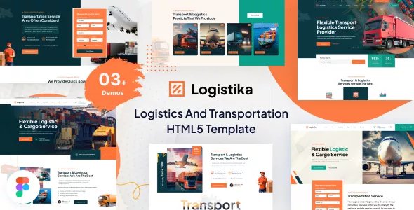 Logistika - Transportation &amp; Logistics HTML Template