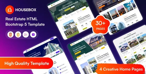HouseBox - Real Estate HTML Bootstrap 5 Template v2.0