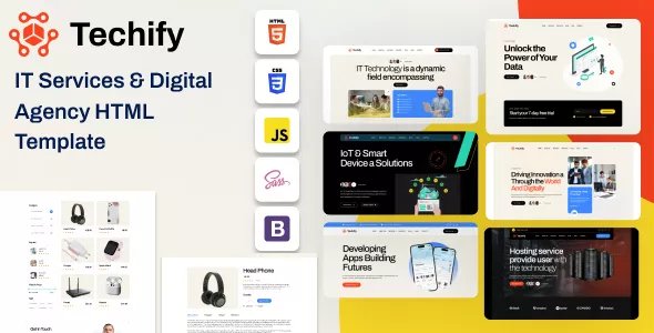 Techify - IT Services &amp; Digital Agency HTML Template