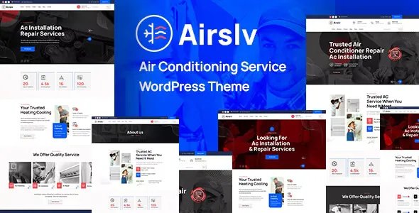 Airslv - Heating &amp; Air Conditioning WordPress Theme