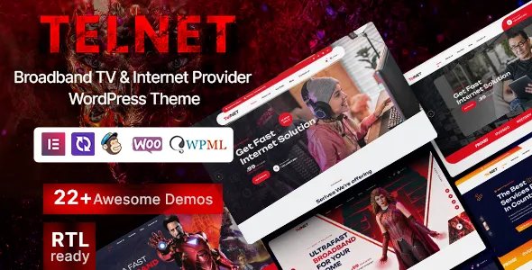 Telnet - Broadband TV &amp; Internet Provider WordPress Theme v2.0.3