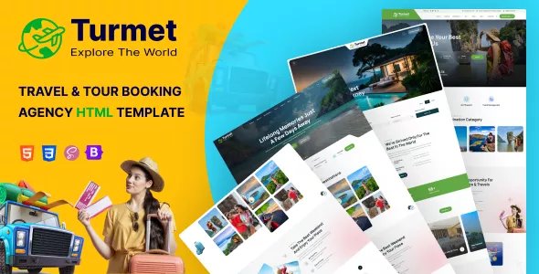 Turmet - Travel &amp; Tour Agency HTML Template