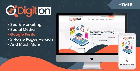 Digiton - SEO and Digital Agency HTML Template