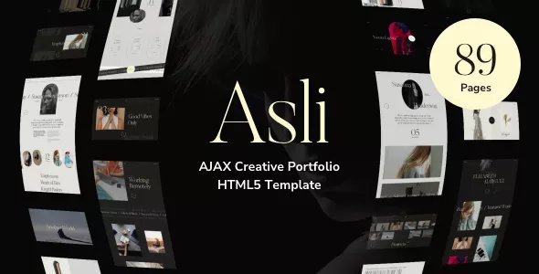 Asli - AJAX Portfolio HTML5 Template