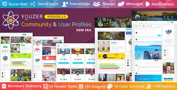 Youzer v2.4.8 + Addons Pack