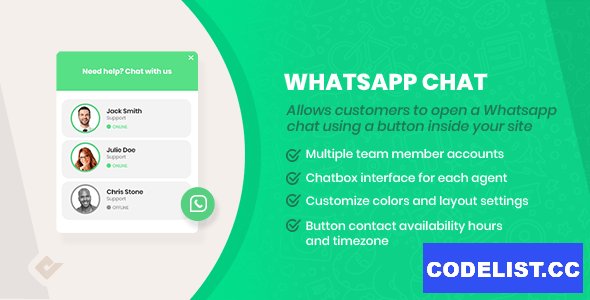 WordPress WhatsApp Chat Box v2.5.7