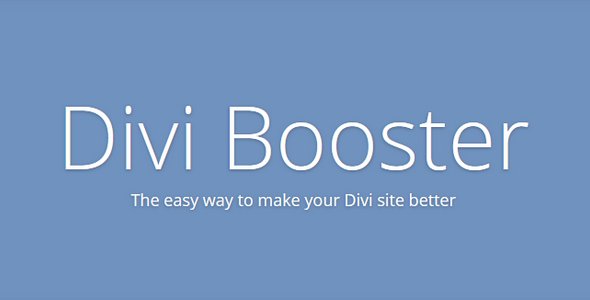 Divi Booster v4.0.4