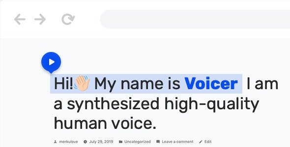 Voicer v2.1.3 - Text to Speech Plugin for WordPress