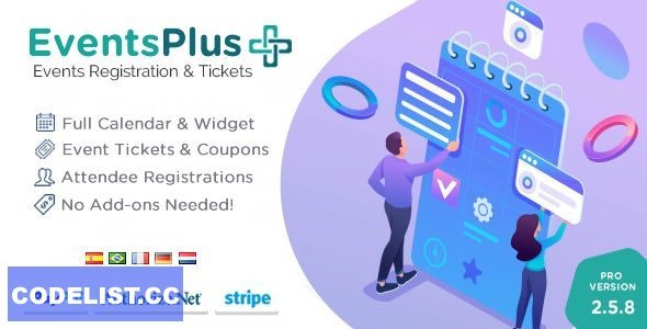 Events Calendar Registration & Booking v2.5.8