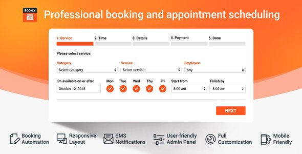 Bookly Booking Plugin v18.7 + Addons