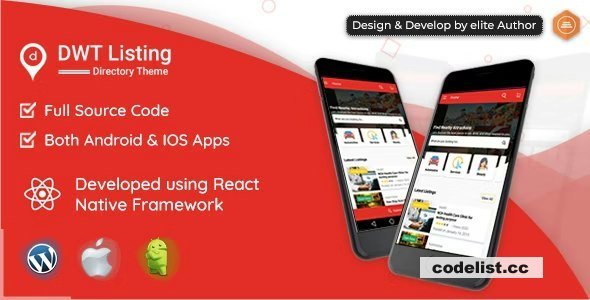 DWT Listing v2.1.4 - Directory &amp; Listing React Native App