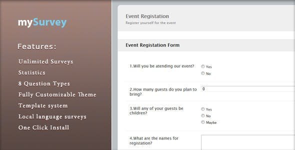 mySurvey v1.5