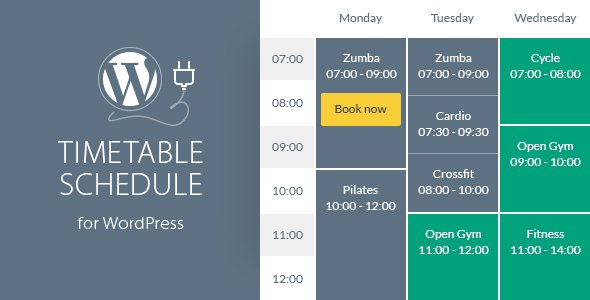 Timetable Responsive Schedule v6.8