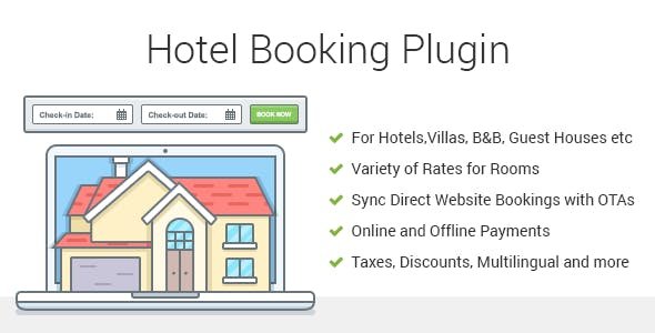 Hotel Booking v3.8.5 - Property Rental WordPress Plugin