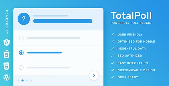 TotalPoll Pro v4.1.6 - WordPress Poll Plugin