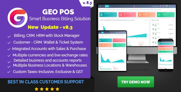 Geo Pos Point of Sale Billing and Stock Manager Application