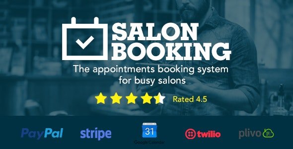 Salon Booking v3.3.7 - Wordpress Plugin