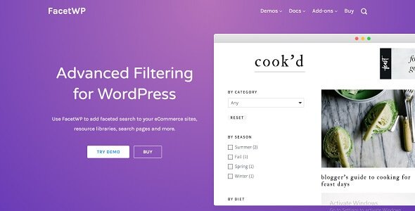 FacetWP 4.1.3 + Addons
