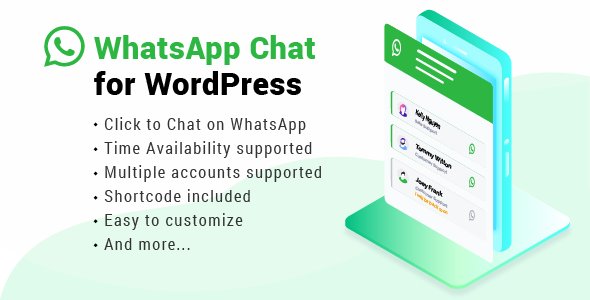 WhatsApp Chat for WordPress v3.3.2