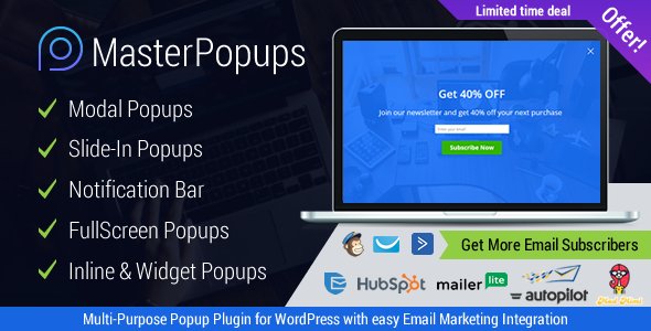 Master Popups v3.4.4 - Popup Plugin for Lead Generation