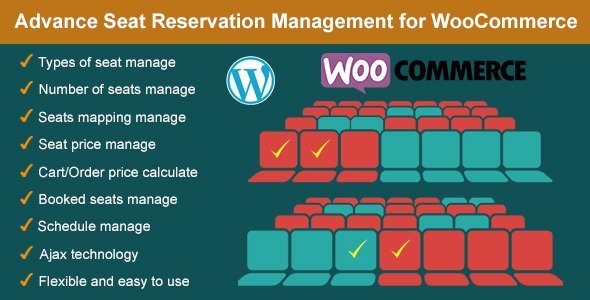 Advance Seat Reservation Management for WooCommerce v3.1