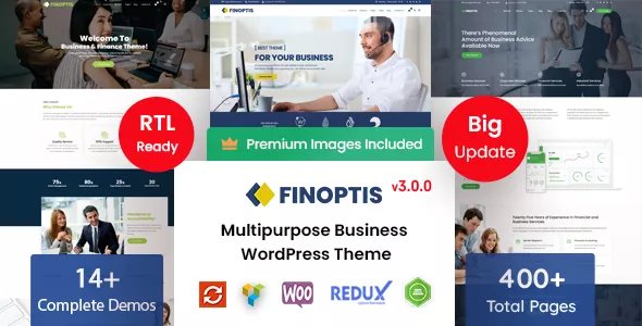 Finoptis - Business WordPress Theme v2.7.0