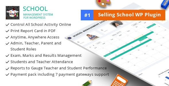 School Management System for Wordpress v68.0