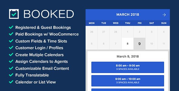 Booked v2.3 - Appointment Booking for WordPress