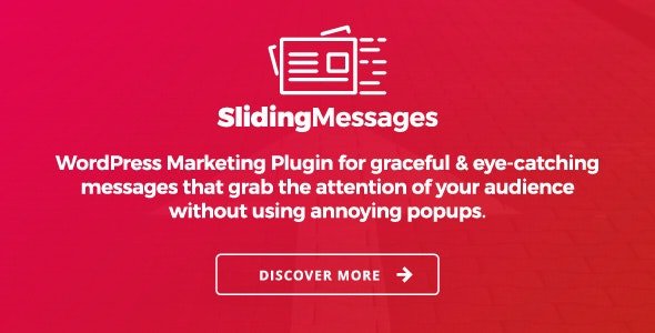 Sliding Messages v3.4 - WordPress Marketing Plugin