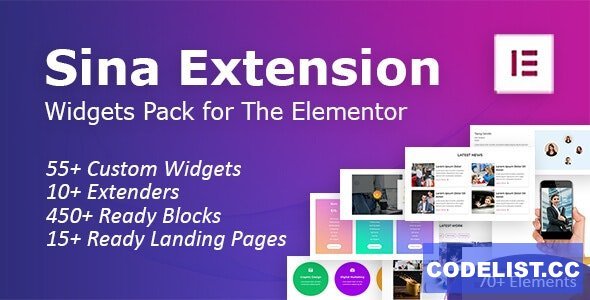 SEFE v1.6.4 - Sina Extension for Elementor