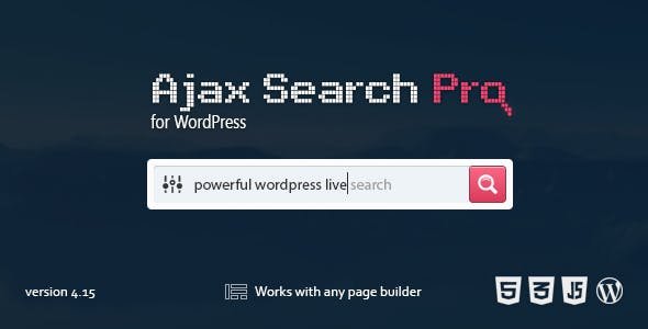 Ajax Search Pro for WordPress v4.20.3
