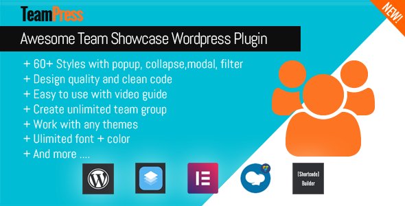 TeamPress v1.6.3 - Team Showcase plugin