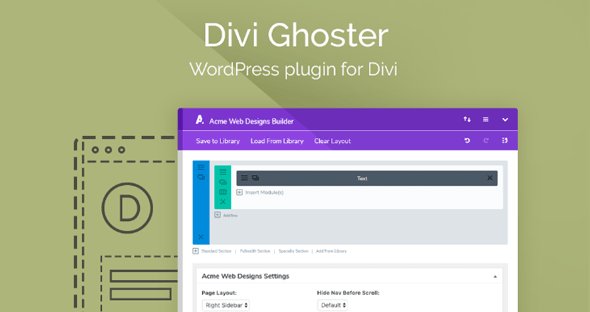 Divi Ghoster v5.0.34 - WordPress Plugin For Divi