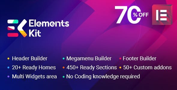 ElementsKit v1.5.9 - The Ultimate Addons for Elementor Page Builder