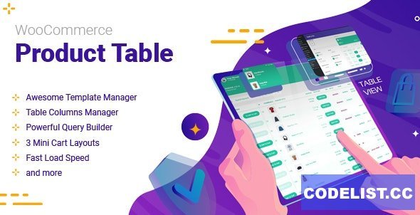 WooCommerce Product Table v2.2.0