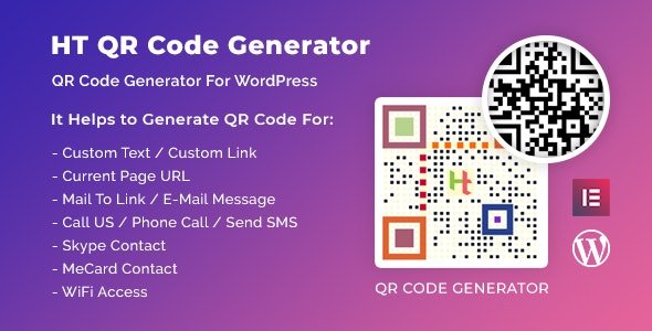 HT QR Code Generator for WordPress v1.2.5