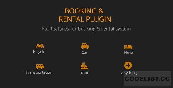 BRW v1.1.5 - Booking Rental Plugin WooCommerce