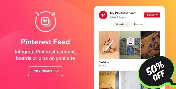 Pinterest Feed v1.2.0 - WordPress Pinterest Feed plugin