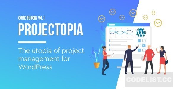 Projectopia v4.3.10 - WordPress Project Management Plugin