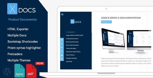 X Docs v1.0.9 - Wordpress Product Documentation Creator