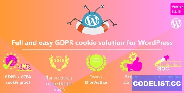 WeePie Cookie Allow v3.4.2 - Easy &amp; Complete Cookie Consent