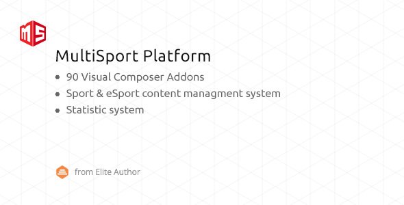 MSP v4.1.19 - MultiSport &amp; eSport WordPress plugin with 90 Visual Composer addons