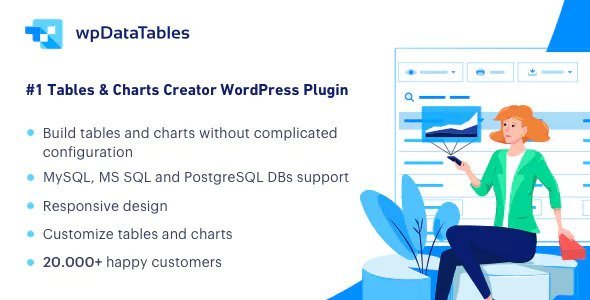 wpDataTables v3.5 - Tables and Charts Manager for WordPress
