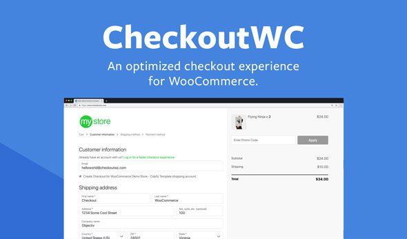 CheckoutWC v4.0.4 - Optimized Checkout Page for WooCommerce